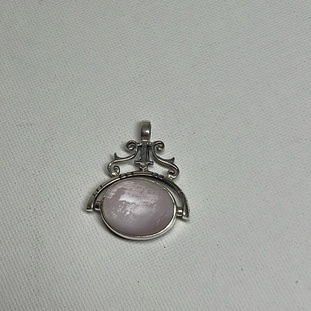 Sterling Silver reversible pendant